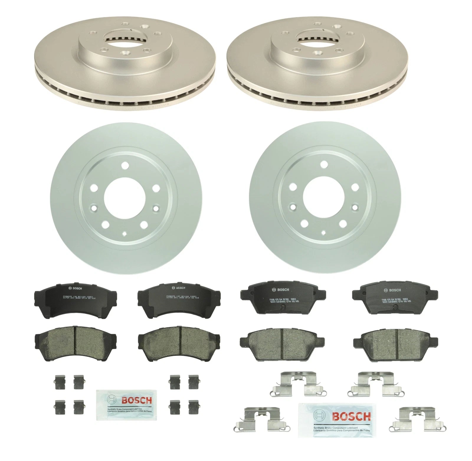 Brake Kit Disc Rotors & Pads for Mazda 6 (2006–2008) - Front 299mm, Rear 279mm