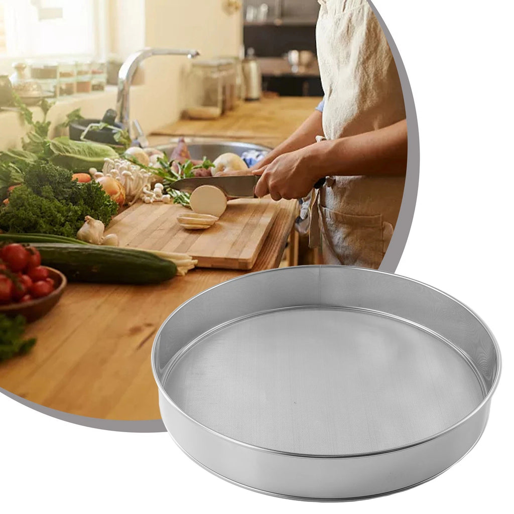 Stainless Steel Fine Mesh Sieve Set of 4 (15/20/25/30cm)