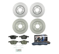 Brake Kit Disc Rotors & Ceramic Pads for Mazda 3 (FWD) (2010–2013)