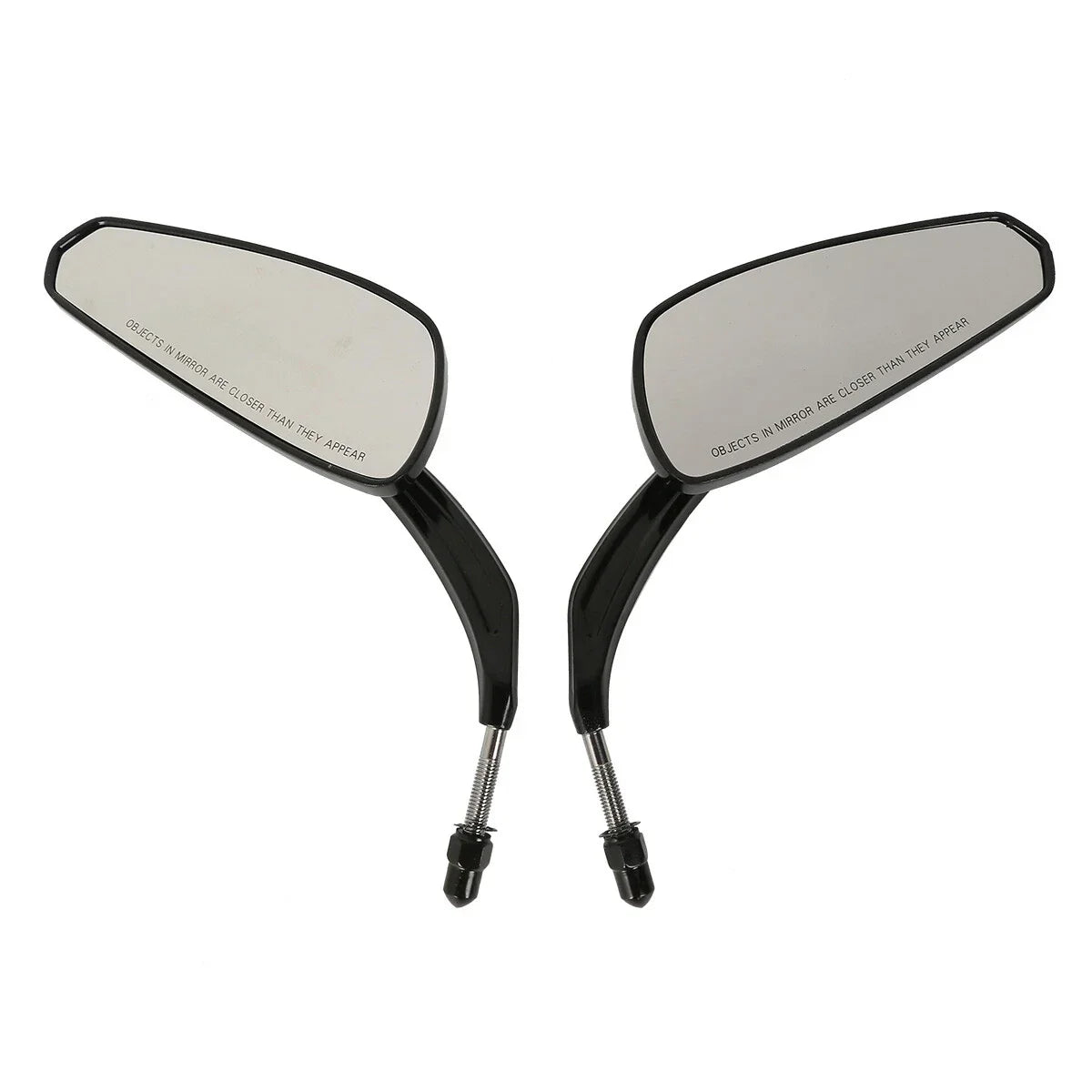 8mm Rear View Mirrors for Harley Sportster XL Softail Touring Models