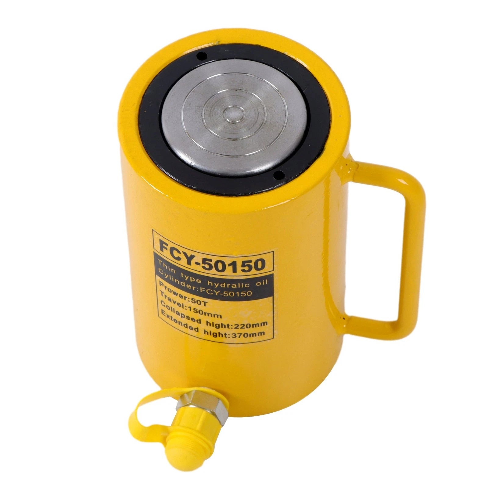 Hydraulic Ram Cylinder Jack for Heavy Equipment (50 Ton, 6 Inch Stroke)