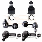 Set of 6 Front Lower Ball Joints for Honda Civic (2002–2004)