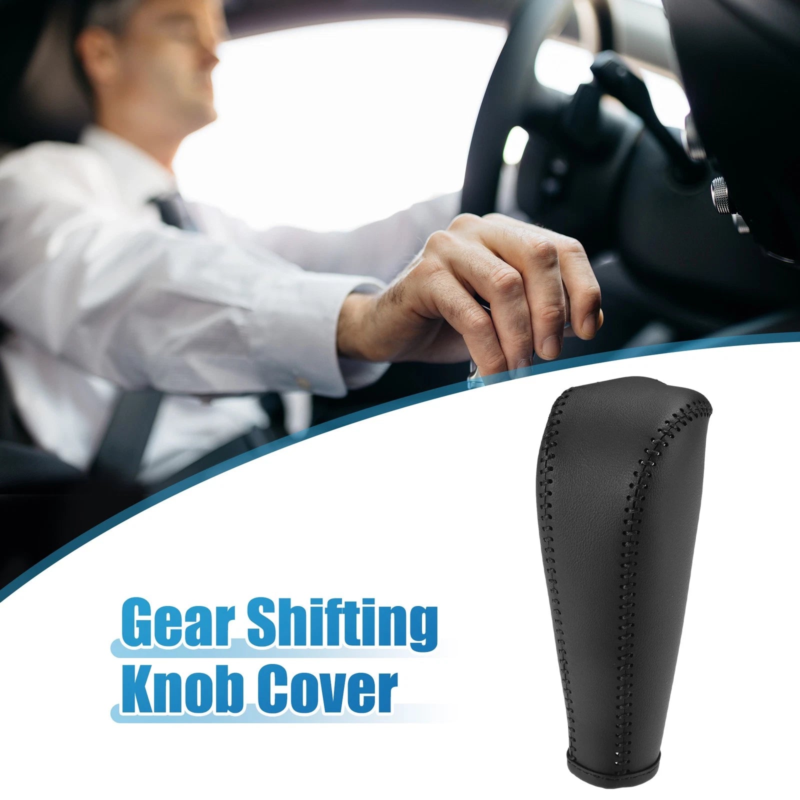 Gear Shift Knob Cover for Chevrolet Trax (2015–2021) Black
