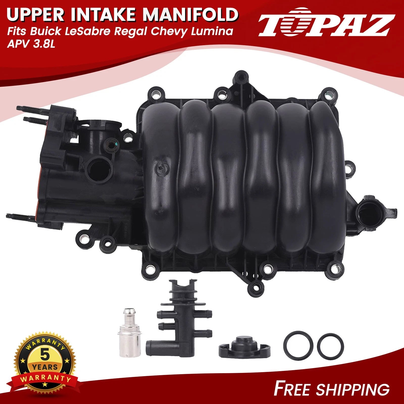 Upper Intake Manifold for Buick LeSabre Regal Chevy Lumina APV (1991–1999)