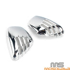 Ribbed Battery Side Panels Covers for Yamaha Virago XV700-1100
