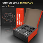 Set of 8 Ignition Coils & Iridium Spark Plugs for Silverado 1500 (2007–2013)