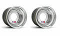 Set of 2 DWT Polished Rear Wheels Rims 8x8 4/115 for Raptor 700 YFZ450 Banshee