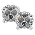 2 Front Wheel Hub & Rotor Kit for Yamaha Raptor 660R 700 700R (2001–2014)