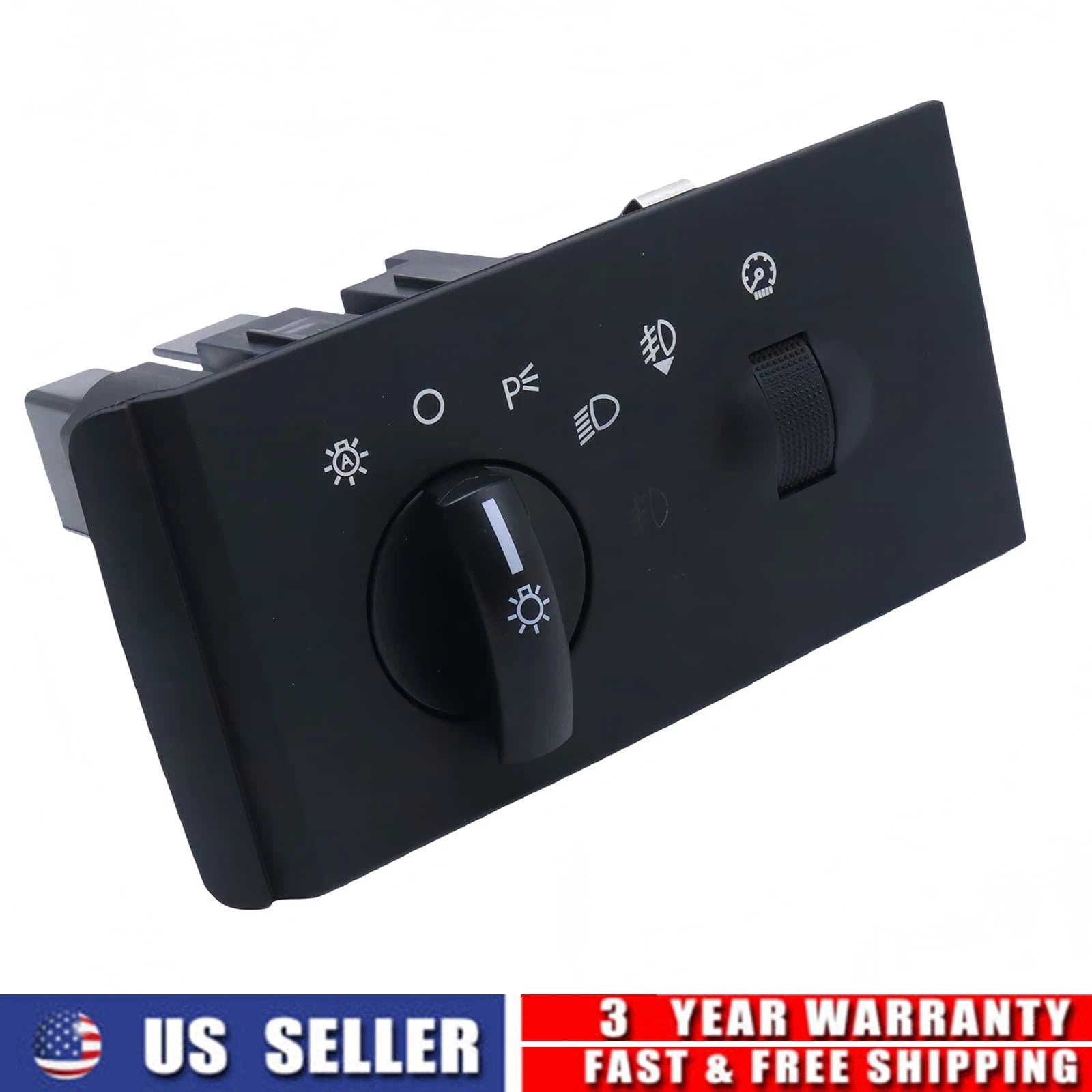 Headlight Switch for Ford Super Duty (2005–2007) HLS1150, Fog Lamps