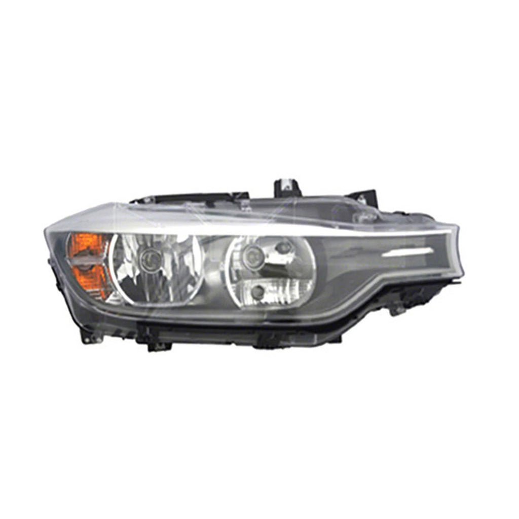 Replacement Passenger Side Halogen Headlight Assembly for BMW 3 Series (2012–2015)