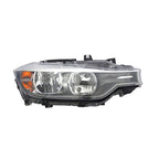 Replacement Passenger Side Halogen Headlight Assembly for BMW 3 Series (2012–2015)