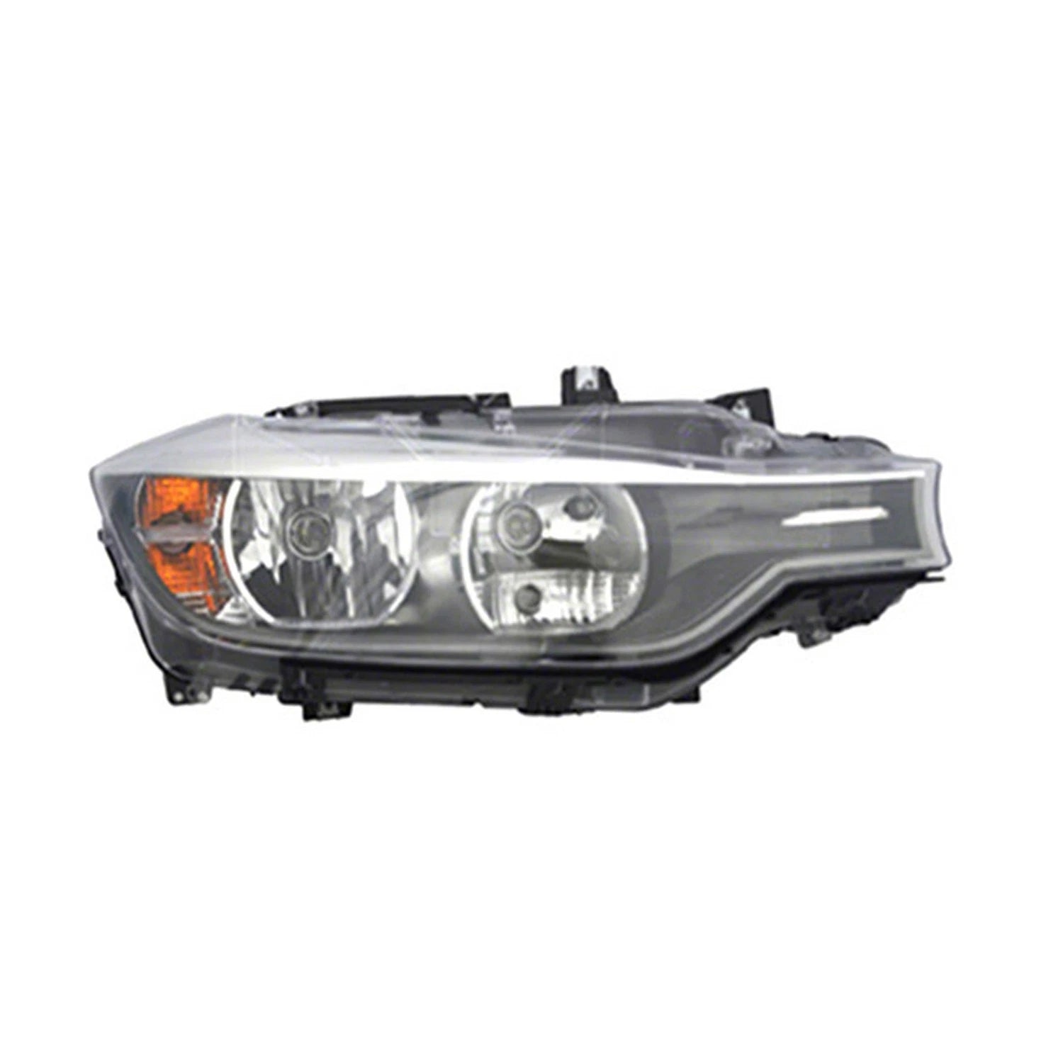 Replacement Passenger Side Halogen Headlight Assembly for BMW 3 Series (2012–2015)