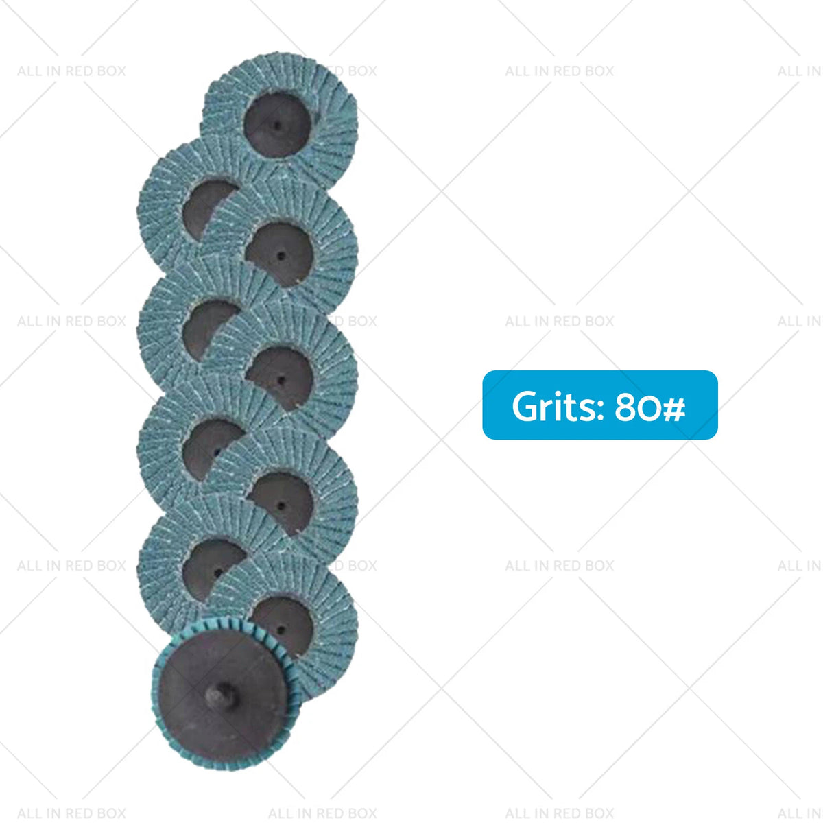 20X 2" 50MM Quick Change Zirconia Flap Discs for Metal Sanding
