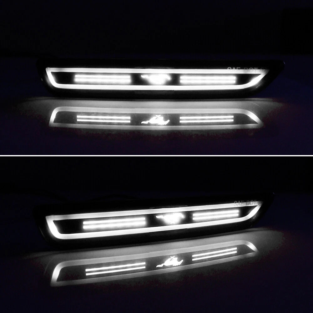 Set of 2 Smoked LED Side Marker Lights for Ford Mustang (2010–2014)