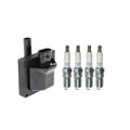 Set of 8 Hitachi Ignition Coils & NGK Iridium Spark Plugs for C1500 2500 K1500 V8 (1990–1999)