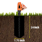 Auger Drill Bit 1.75" x 24" for Garden Plant Flower Bulb Rapid Planter
