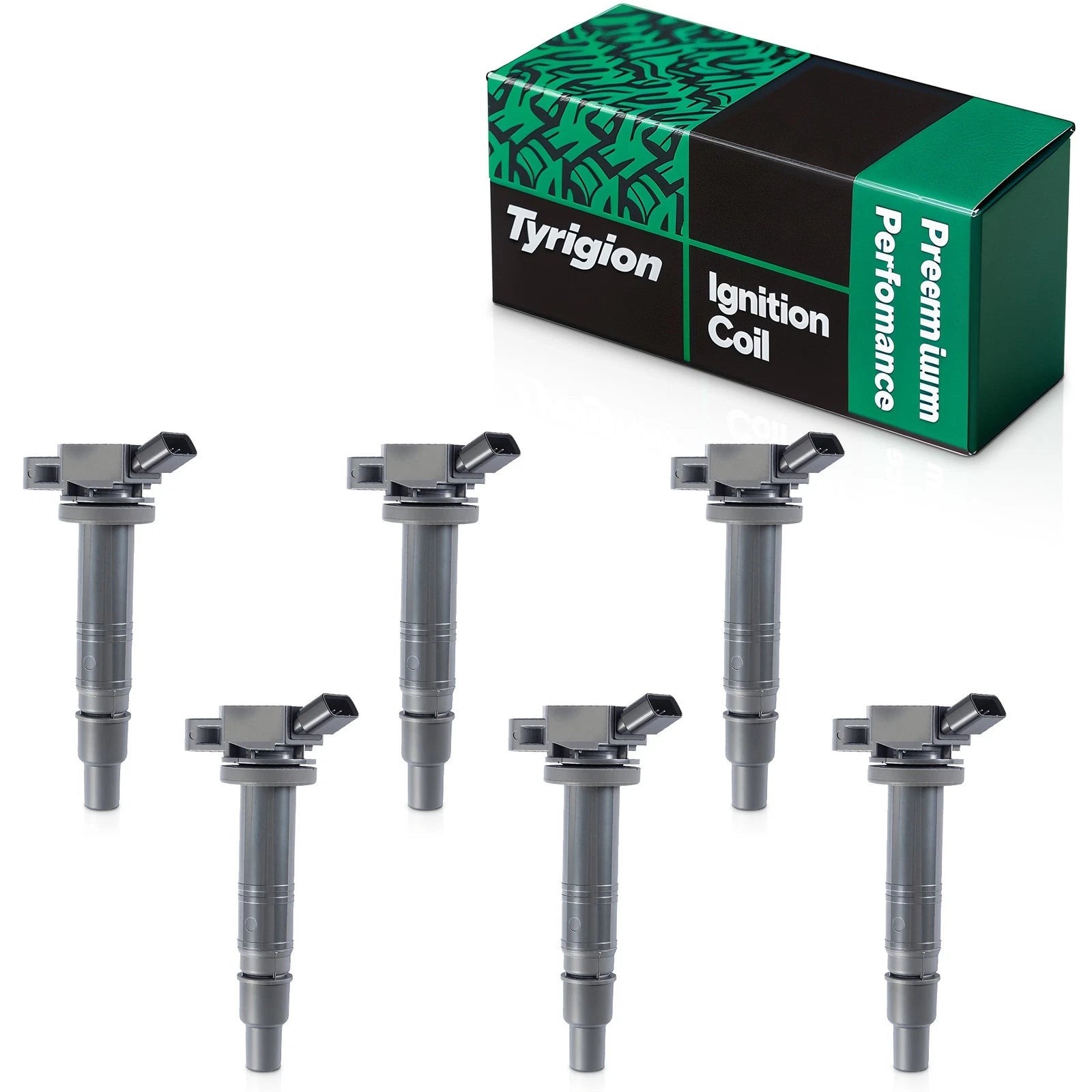 Set of 6 Ignition Coils for Toyota Lexus Scion