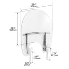 Clear Windshield for Harley Road King FLHR (1994–2024)