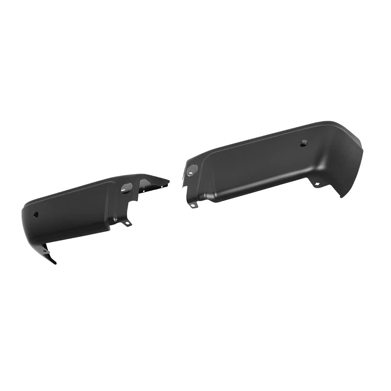 Set of 2 Black Bumper Ends for Ford F250 F350 SD (2008–2016) W/ Park