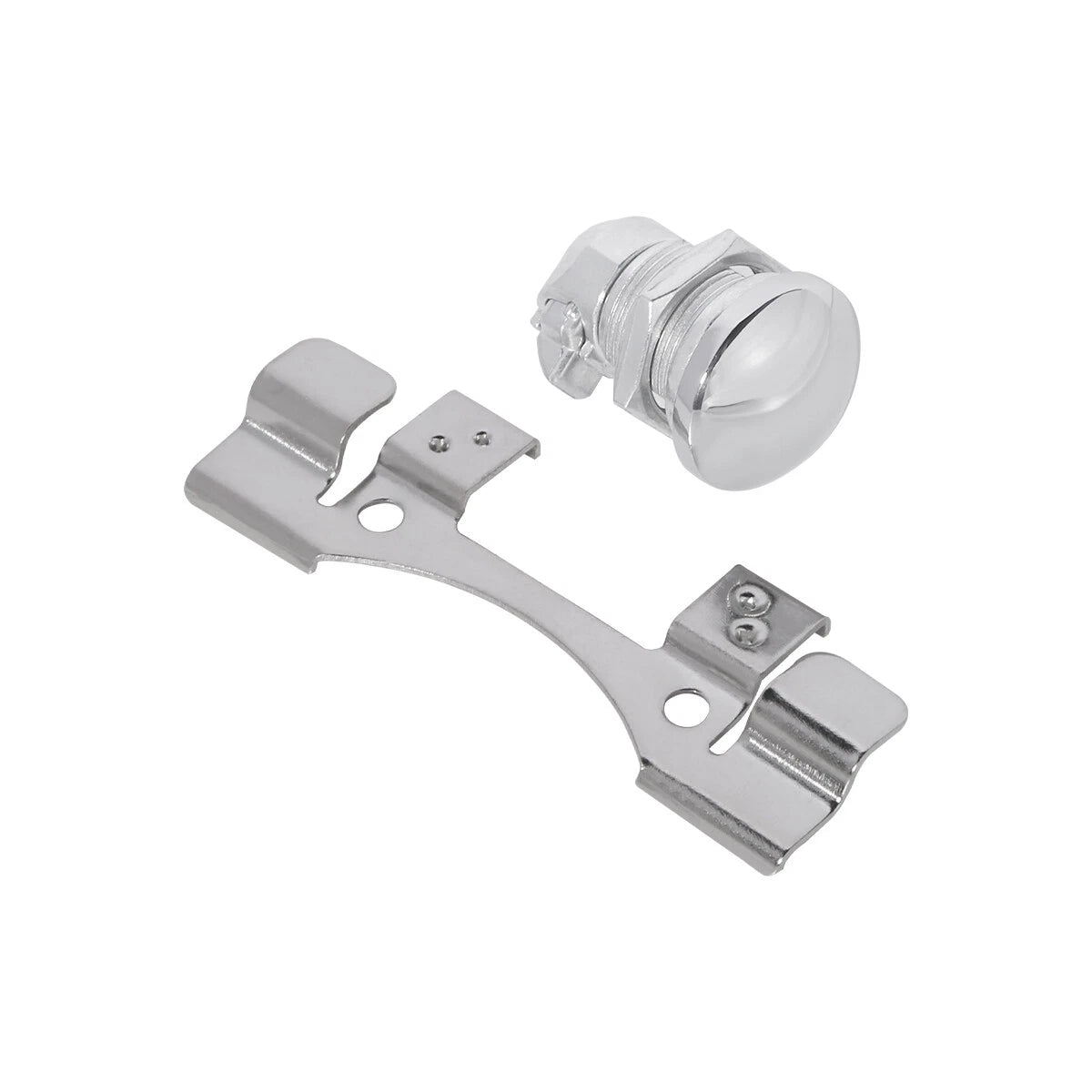 Fuel Door Latch Push Button Gas Cap for Harley Road Glide (1992–2024)