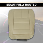 Driver Bottom Seat Cover for Ford F250 F350 F450 F550 Lariat (2008–2010) Tan