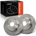 2Pcs Rear Disc Brake Rotors for BMW F10 528i 535d 535i xDrive (2011–2017)