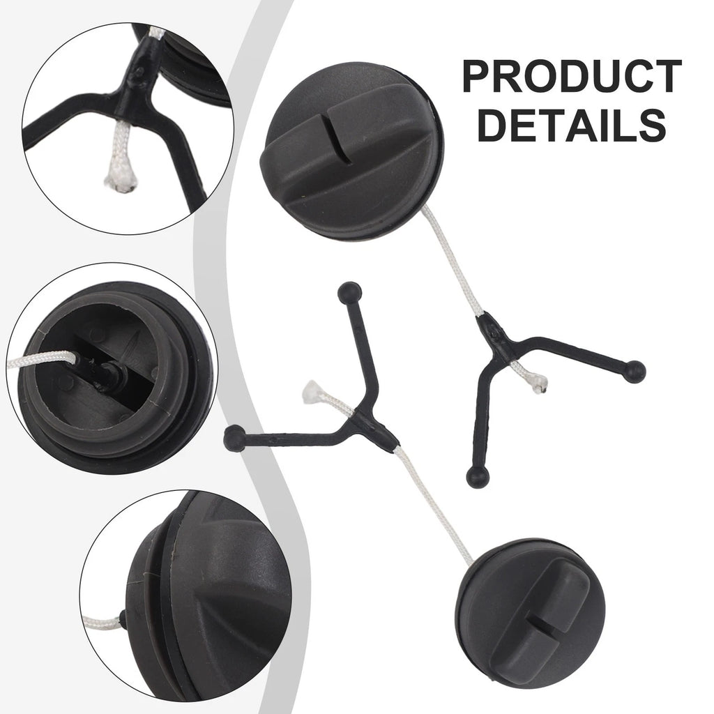 Replacement Fuel and Oil Cap Set for Chainsaw Models 61, 66, 272, 268, 42, 266, 600