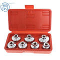 Set of 7 Oil Filter Cap Wrenches for Various Vehicles 
