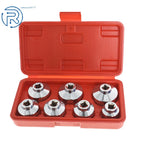 Set of 7 Oil Filter Cap Wrenches for Various Vehicles 