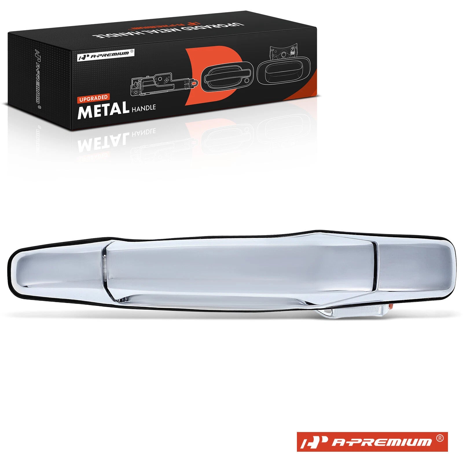 Front Right Metal Exterior Door Handle for Silverado 1500 (2007–2013)