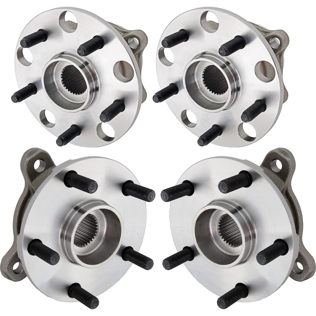 Set of 4 Wheel Hubs for Lexus RC300 (2016–2020) AWD