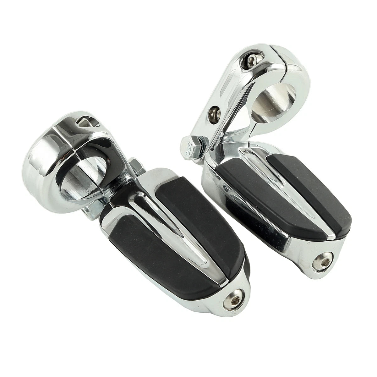 1 1/4" Engine Guard Male Footrests Pegs for Harley Softail