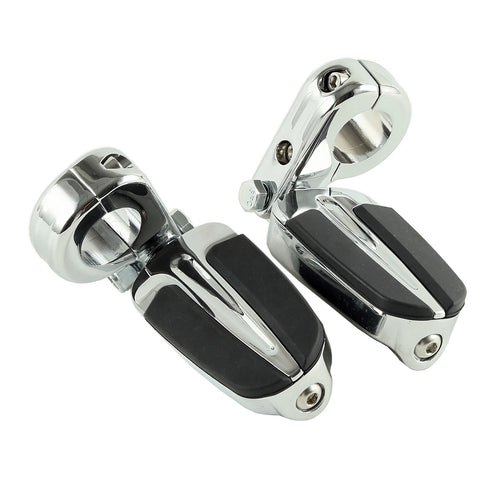 1 1/4" Engine Guard Male Footrests Pegs for Harley Softail