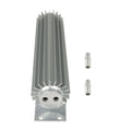 12" Dual Pass Aluminum Finned Transmission Oil Cooler for Universal Fit