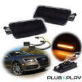 2X Amber LED Side Marker Lights for Audi A7 (2012–2018)