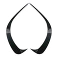 Black ABS Front Bumper Lip Splitter Spoiler for Mercedes C-Class (2022-2023)