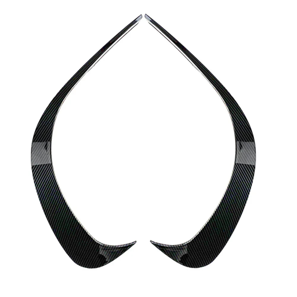 Black ABS Front Bumper Lip Splitter Spoiler for Mercedes C-Class (2022-2023)