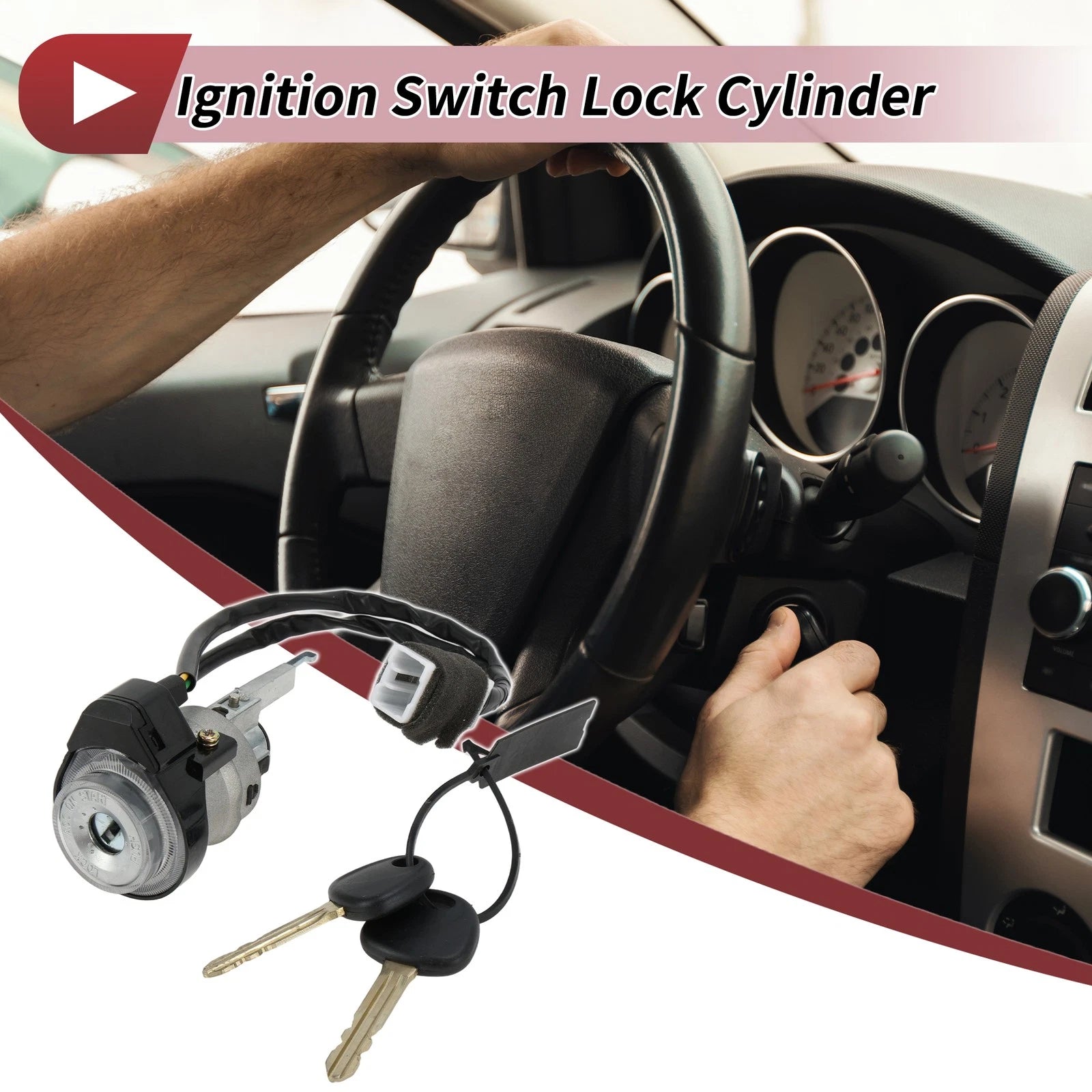 Set of 1 Ignition Lock Cylinder No.819202CA20 for Hyundai Tiburon (2003–2006)