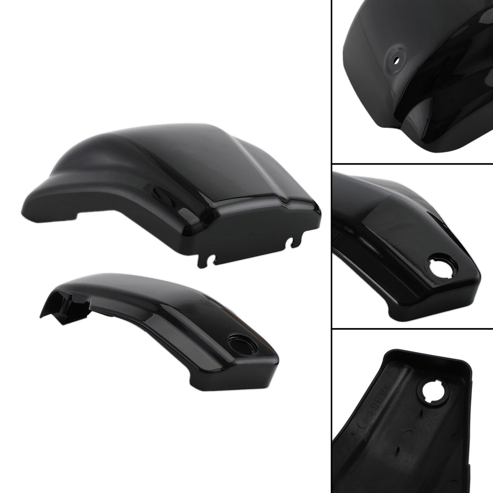 Battery Side Cover for Yamaha V-STAR 1100 XVS1100 Classic (1999–2011) Black