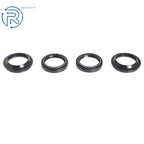 Set of 2 Front Fork Damper Shock Absorber Dust Oil Seal for Motorcycles
