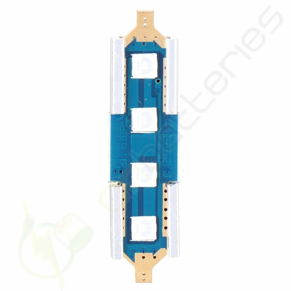6X 36mm Blue LED Festoon 4-SMD-3030 Lights for Car Interior (Universal)
