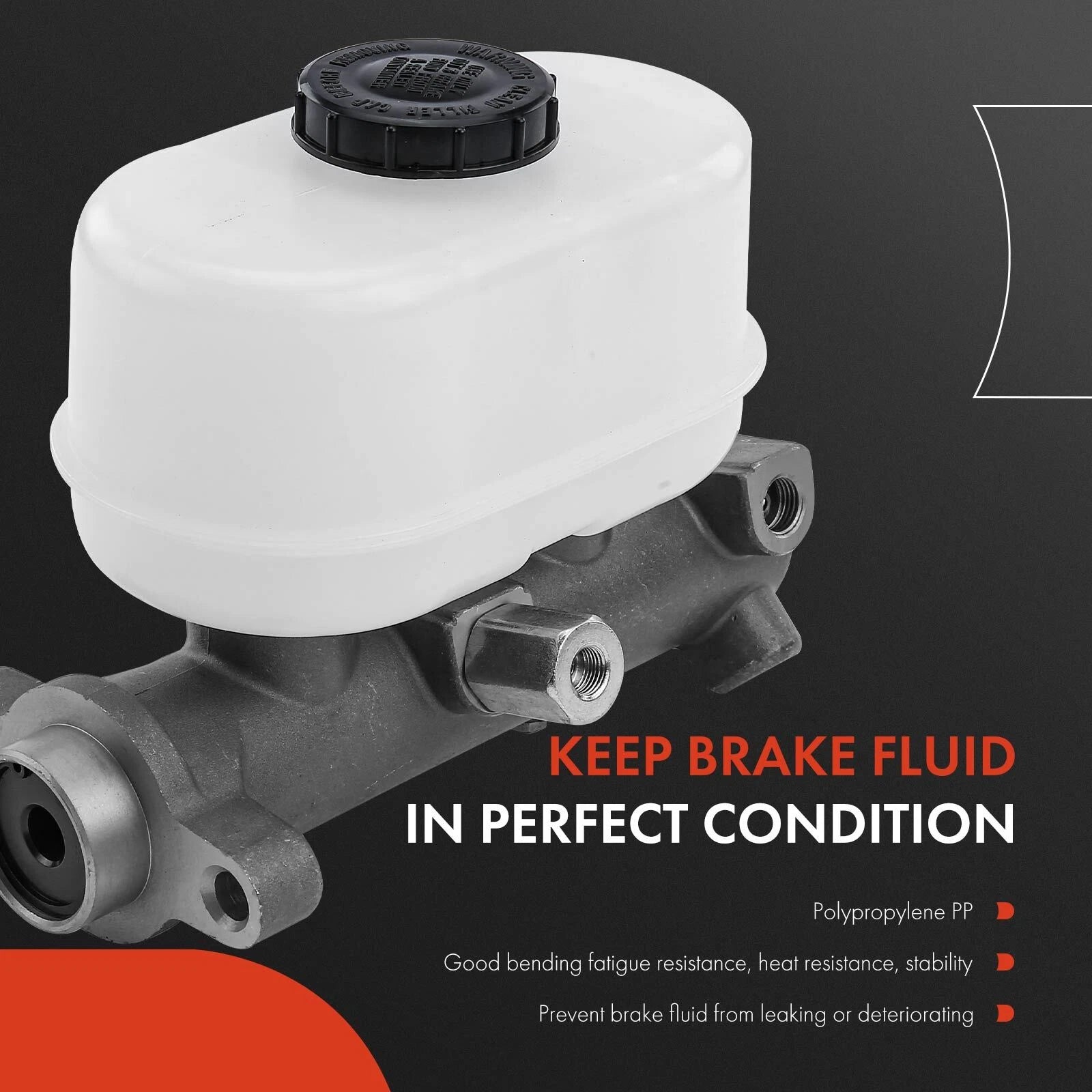Brake Master Cylinder with Reservoir & Sensor for Ford F-350 (1994–1997)