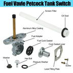 Fuel Valve Petcock Shut Off Tank Switch Kit for Honda Rancher 350 (2000-2006)