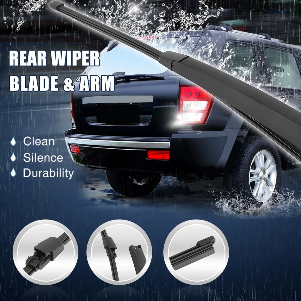 Rear Windshield Wiper Blade Arm Set 405mm for Volkswagen Multivan (2002–2017)