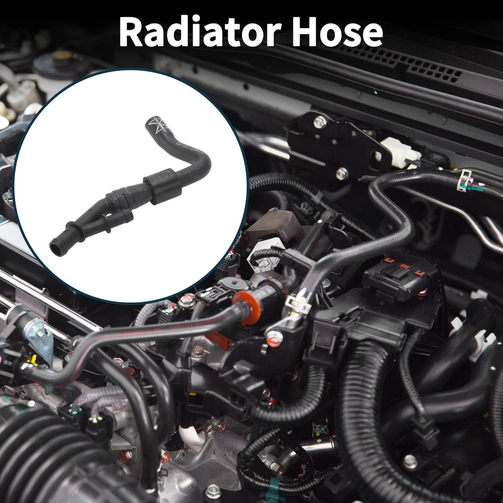 Radiator Hose Coolant Tubes for Volkswagen Jetta (2003–2005) Rubber Black