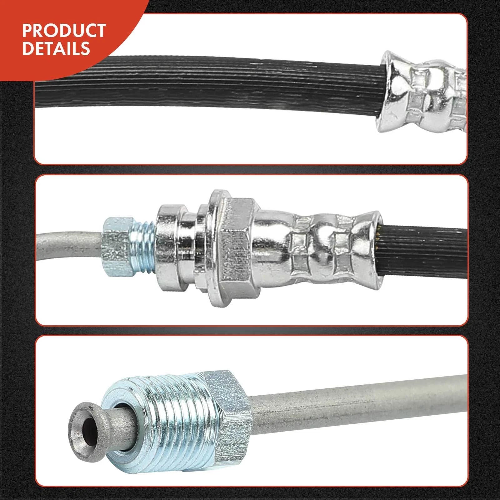 Rear LH Brake Hydraulic Hose for Ford E-450 Econoline (2000-2002)