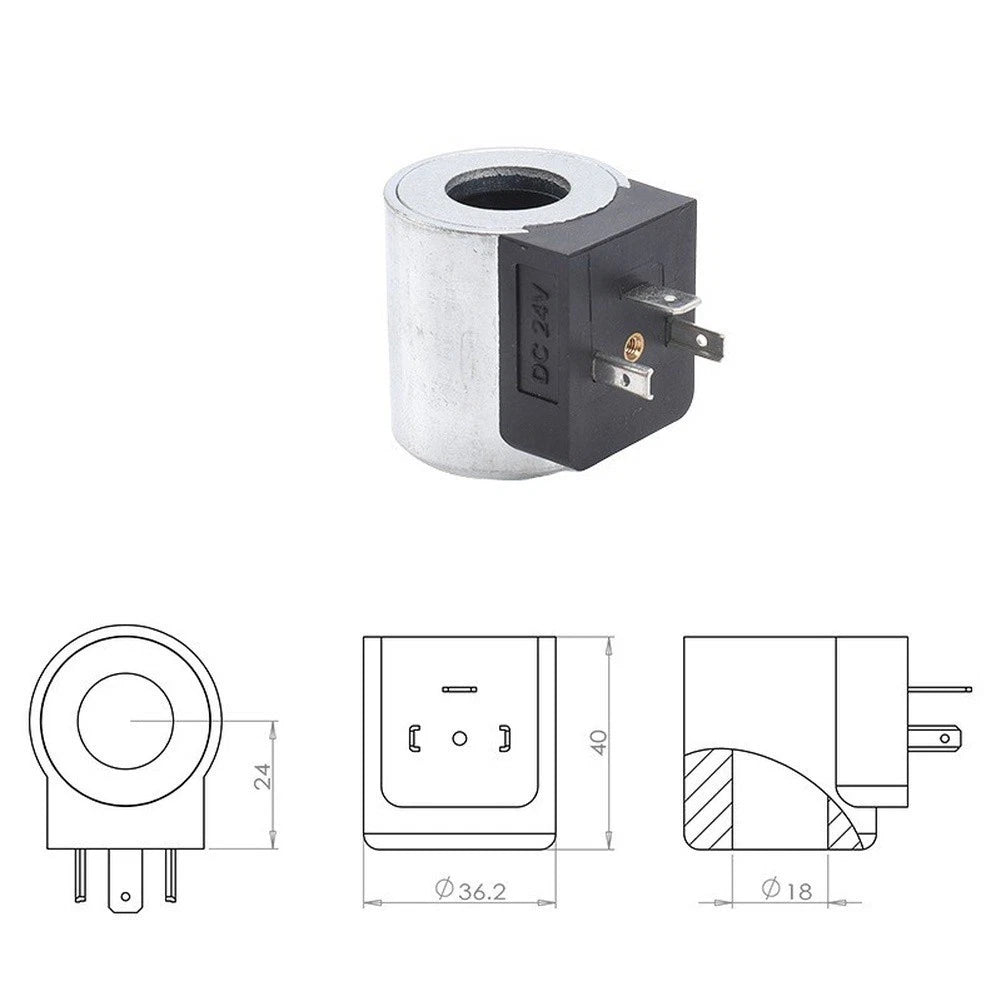 Hydraulic Solenoid Valve Coil for Equipment Repair (DC Power)
