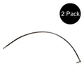 2X 45" Snow Plow Angling Ram Hoses w/ 90° Swivel for SNP6156 1304030 21856