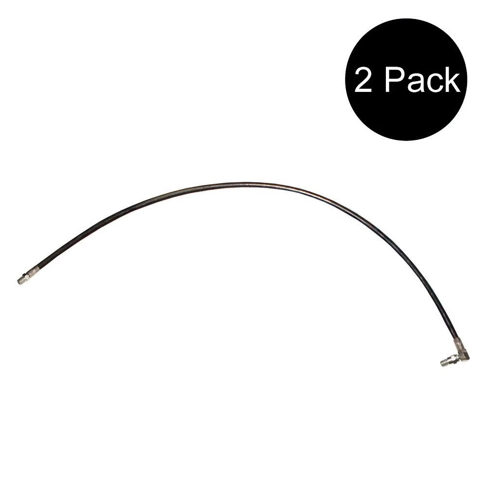 2X 45" Snow Plow Angling Ram Hoses w/ 90° Swivel for SNP6156 1304030 21856