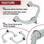 Pair of Front Upper Control Arms for Ford F150 4WD (2009–2022)